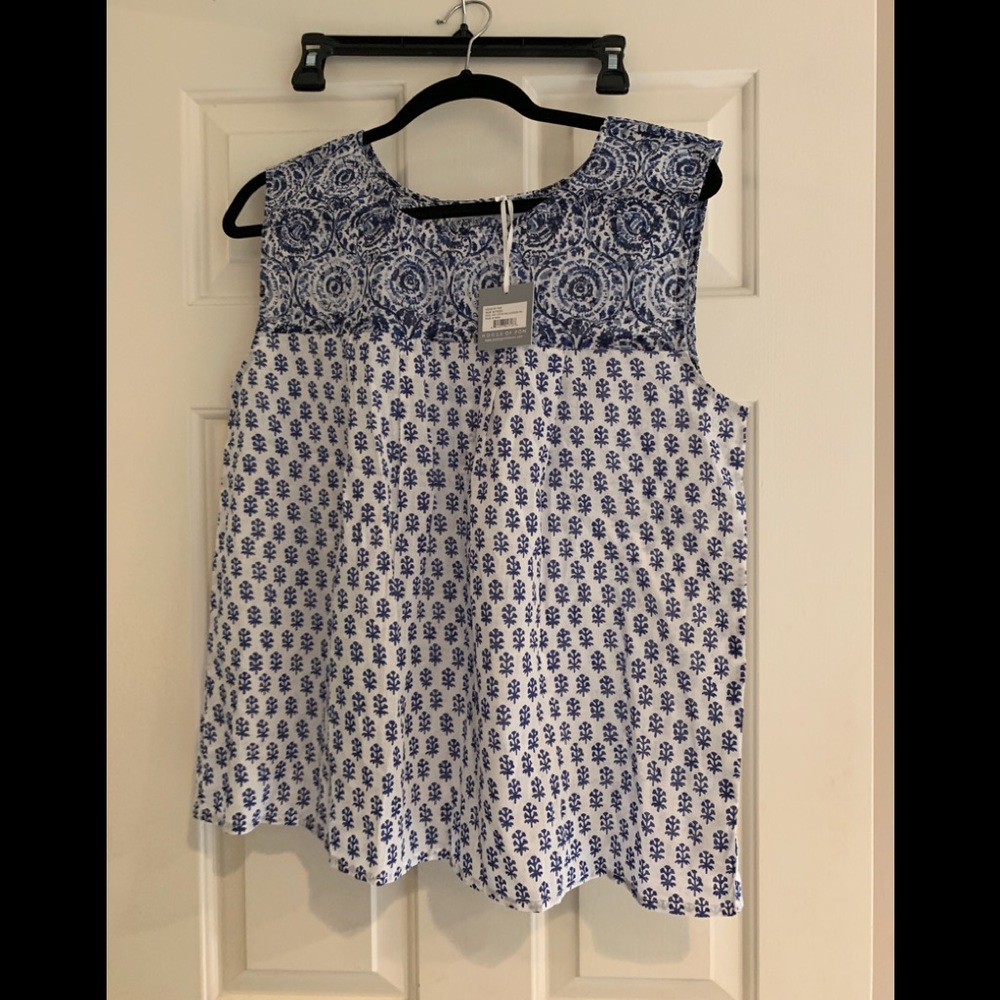 House of Pom (Pomegranate) sleeveless top